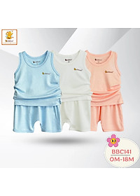 Bộ Ba lỗ sơ sinh vải visco siêu mềm mại cho bé