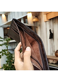 Bóp Nam Da Cá Sấu Thật 2 Mặt. GÙ CÁ SẤU NGUYÊN CON LỚN SIÊU ĐẸP