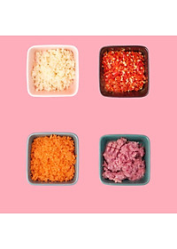 Máy Xay Tỏi Hồng 250ml- Máy Xay Mini Xay Tỏi Ớt Tiêu Cầm Tay Đa Năng