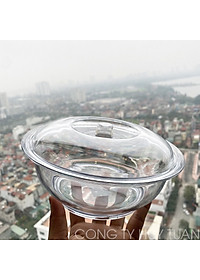 Âu phíp tròn trong suốt có nắp đậy - Tô cơm, bát đựng canh, đựng thực phẩm sản xuất theo tiêu chuẩn khắt khe của Nhật Bản , EU đám bảo an toàn cho sức khỏe người dùng- Hàng Việt Nam