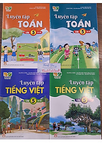 Sách - Combo Luyện tập Toán + Tiếng Việt lớp 5 - tập 1 + 2 (Kết Nối)