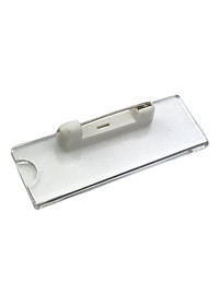 Phôi thẻ tên mica Enter BT040 65x22mm gắn kim K004A (10,100) - Bịch (10)