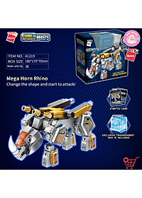 Đồ chơi lắp ráp xếp hình Qman 41224 và Qman 41219 – Robot mãnh thú biến hình Cube of Mechanical Beasts