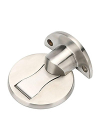 Chặn Cửa Nam Châm Inox 304 Dạng Đế Mỏng Hình Bán Nguyệt