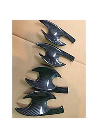Ốp tay nắm, hõm cửa vân carbon Mazda 2, 3, Cx5 , Mazda 6, Cx8