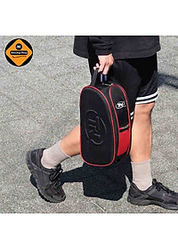 Túi Thể Thao Cao Cấp Chống Thấm Đựng Giày 2 Ngăn TNBags TN.B 9001 Màu Đen Phối Đỏ Thời Trang Nam Tập Gym Đá Bóng Mạnh Mẽ Sang Trọng!