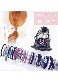 Sét túi 24 dây buộc tóc cao cấp xuất Nhật HD20