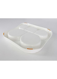 Đồ dùng ăn dặm Edison Hàn Quốc - Đũa xỏ ngón - Thìa silicon - Bát - Khay - Bình tập uống - Hàng chính hãng 9644