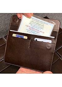 VÍ DA ĐỰNG ĐĂNG KIỂM, GIẤY TỜ Ô TÔ XE HƠI CAO CẤP - LOGO VIP