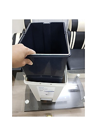 Thùng rác đạp chữ nhật Hiro 30L (Kèm ruột) - Chính hãng INOCHI