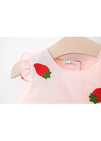 Đầm xòe bé gái xinh xắn, đầm cho bé mùa hè từ 9-18kg - váy xòe cho bé dễ thương mặc nhà, đi chơi, đi biển (SD-2775G)