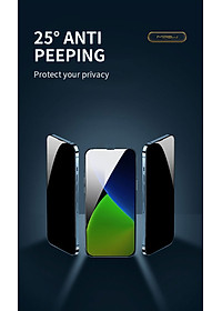 Miếng Dán Cường Lực Mipow Kingbull Chống Nhìn Trộm Anti-Spy Premium HD (2.7D) dành cho iPhone 14 / iPhone 14 Plus/ iPhone 14 Pro/ iPhone 14 ProMax_ Hàng Chính Hãng