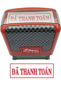 Con dấu Đã Thanh Toán - Shiny S852 mực đỏ