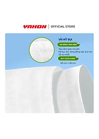 Khăn Giấy Hít Bụi 3D LET-GREEN | Hít Sạch Bụi Mịn, Tóc, Lông Thú Cưng | 20 Miếng/Bao