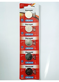 Pin nút Panasonic 3V CR-2016/5BN x1 vỉ (Hàng chính hãng)
