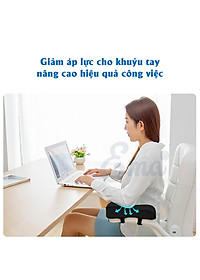 Bộ đệm kê tay ghế văn phòng EMA từ cao su non - thiết kế công thái học ôm trọn cánh tay