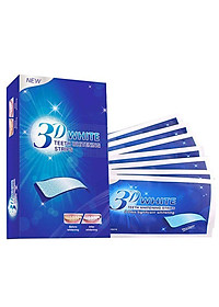 Full hộp 7 cặp - 14 miếng dán trắng răng 3D White Teeth Whitening Strips Sena Beauty, mạnh gấp 25 lần kem đánh răng
