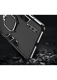 Ốp lưng dành cho Samsung Galaxy A7 2018 iron man chống sốc kèm iring - hàng nhập khẩu