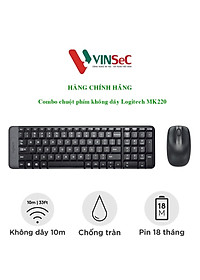 Nơi bán Bộ Bàn Phím Và Chuột Logitech MK220 Không Dây