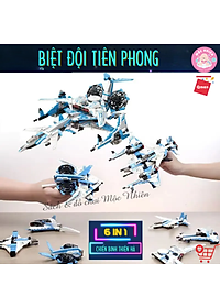 Đồ Chơi Lắp Ráp Xếp Hình Qman 41106 - Biệt Đội Tiên Phong - Máy Bay Chiến Đấu Thiên Hà