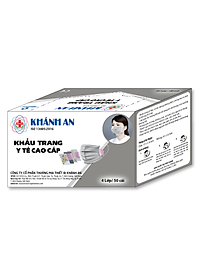 Khẩu trang y tế 4 lớp Khánh An mẫu mới SMS kháng khuẩn cao cấp