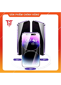 Kính cường lực chống nhìn trộm vuốt mượt cho điện thoại Iphone 13 / ip 13 pro / ip 13 pro max - hàng chính hãng
