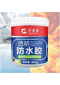 Keo Chống Thấm Trong Suốt Chống Rò Rỉ Đa Năng Dễ Sử Dụng 300G Tặng Kèm Cọ