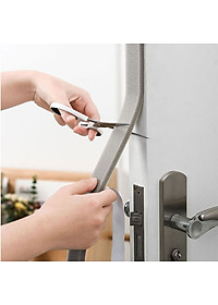 Combo 2 Cuộn ron gioăng mút xốp dán khe khung cửa cách âm giảm chấn chống bụi dài 2 mét