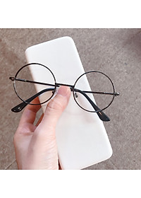 Gọng Kính Nam Nữ Mắt tròn nhỏ mini Kim Loại - Có thể thay tròng cận/viễn/loạn