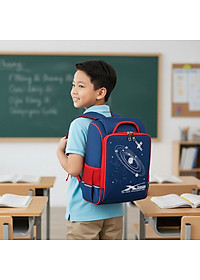 Balo học sinh chống gù Xbags Universe – Balo tiểu học siêu nhẹ thiết kế hiện đại cao cấp chính hãng XB3102