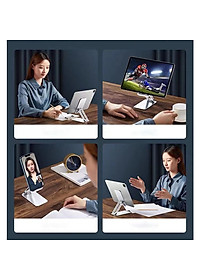 Giá Đỡ Ipad Hợp Kim Nhôm Để Bàn Xoay 360 Độ Cho Điện Thoại, Máy Tính Bảng L01 - Hàng chính hãng