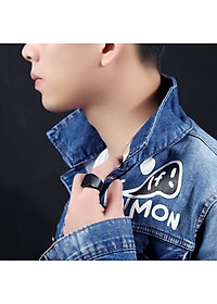 Nhẫn Nam Mặt Vuông Chất Liệu Thép Titan Không Đen Không Dị Ứng TT 1155