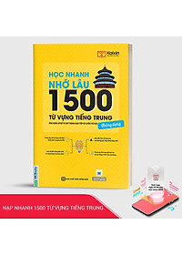 Combo Học Nhanh Nhớ Lâu 1500 Từ Vựng Tiếng Trung Thông Dụng + Học nhanh nhớ lâu ngữ pháp tiếng trung thông dụng nt