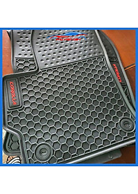 Thảm lót sàn cao su cho xe Cross 2020-2021-2022-2023 mẫu chữ đỏ hàng chuẩn theo xe chịu lực tốt