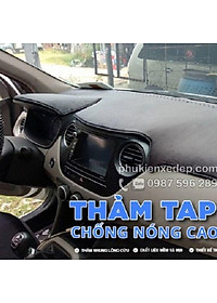 Thảm chống nóng taplo cho xe HYUNDAI GETZ chất liệu Nhung Lông cừu 3 lớp chống trượt