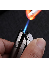 Vỏ Hột Quẹt Bật Lửa Aomai AM-236 khò 1 tia Mạnh Mẽ Đẹp Độc Lạ - Dùng Gas Cao Cấp