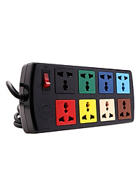Ổ Cắm Kéo Dài Đa Năng 8D Có Nắp Che Dây Lioa 8D32N (3300W)