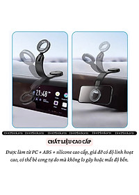 Giá đỡ điện thoại từ tính magnetic N52 cho xe hơi ô tô hiệu WIWU Mago Xoay 360 độ, keo 3M siêu chắc cho iPhone 16 15 14 13 12 Pro Max Plus S23 S24 S24 - Hàng nhập khẩu