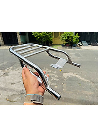 Cảng inox 2 tầng 3 sọc gắn xe Sirius