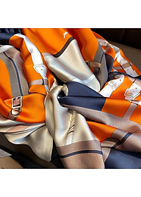 Khăn Lụa Choàng Siêu Bóng Đi Biển Du Lịch Mềm Mai Dài 90x180cm Cao Cấp 