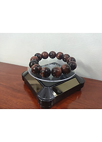 Vòng tay đá mắt cọp đỏ 16 ly, vòng tay chuỗi hạt đá phong thủy