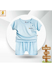 Bộ sơ sinh cộc tay vải visco siêu mềm mại BTK15