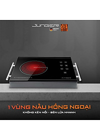 Bếp đơn hồng ngoại Junger ASC-86 2000W Không kén nồi Hàng Chính Hãng Bảo Hành 12 Tháng