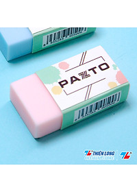 Gôm tẩy bút chì không mùi Pastel Pazto Thiên Long E-010 - Màu ngẫu nhiên - combo 10