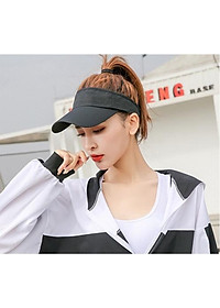 Mũ lưỡi trai nửa đầu không nóc có khóa sau - thoáng mát dành cho chị em chơi thể thao