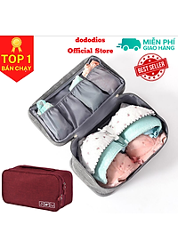 Túi Đựng Đồ Du Lịch Cho Áo Ngực Túi Đựng Đồ Lót Túi Đựng Đồ Lót Du Lịch Chống Nước Nhiều Ngăn Dung Tích Lớn Túi Đựng Đồ Hình Khối Túi Đựng Đồ Du Lịch Phụ Kiện Du Lịch Cho Nam Nữ dododios