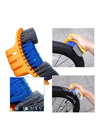 Dụng Cụ Vệ Sinh Lau Chùi Bảo Dưỡng Xe Đạp Gồm Chổi Lau Sên Xích, Chổi Cọ Lốp, Găng Tay Vải (Nhiều Món) Giúp Lau Chùi Vệ Sinh Nhanh Chóng