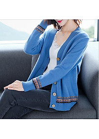 Áo Cardigan Nữ Họa Tiết Xinh Thời Trang Korea Haint Boutique Ak36