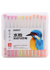 Viết Lông 36 Màu Baoke BK 289-36 (Tặng Kèm Dây Móc)