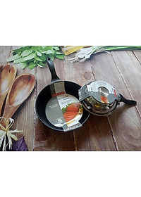 Bộ nồi chảo chống dính Fivestar 3 đáy từ nắp kính ( tặng 2 vá canh )